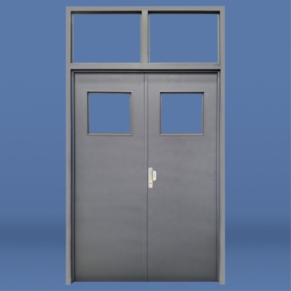 Puerta 850 DOBLE Visor 40×40 con PF Frente WEB