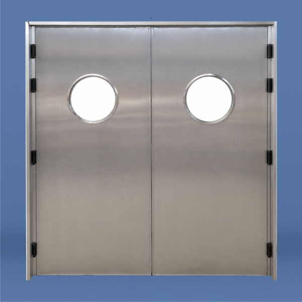 870V – Puerta doble con ojode buey acero inox FRENTE – WEB